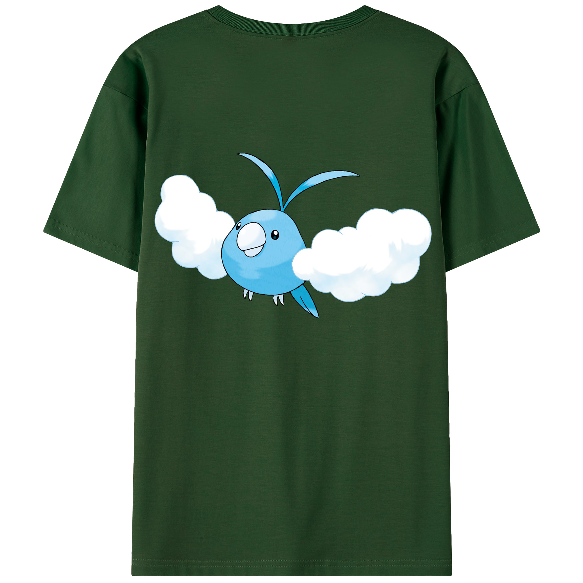 （画像用） ポケットモンスター Pokémon 綿100％半袖Tシャツ（背面プリント）